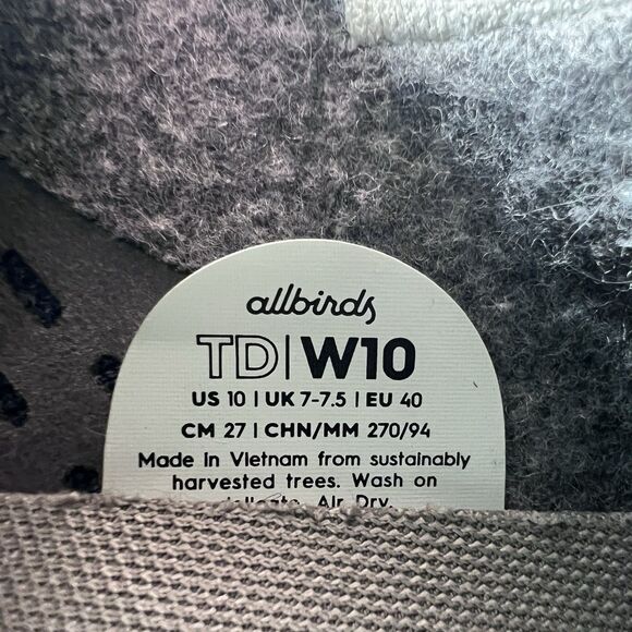 Allbirds Tree Dasher Relay Laceness Slip On Shoes Sneakers Women's Size 10 - Picture 8 of 8